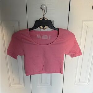 Pink Crop Top